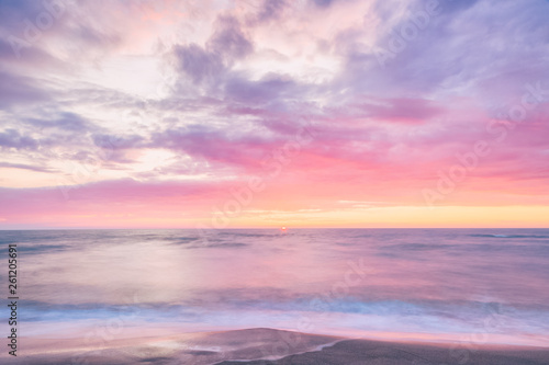 sunset over the sea © kenzo