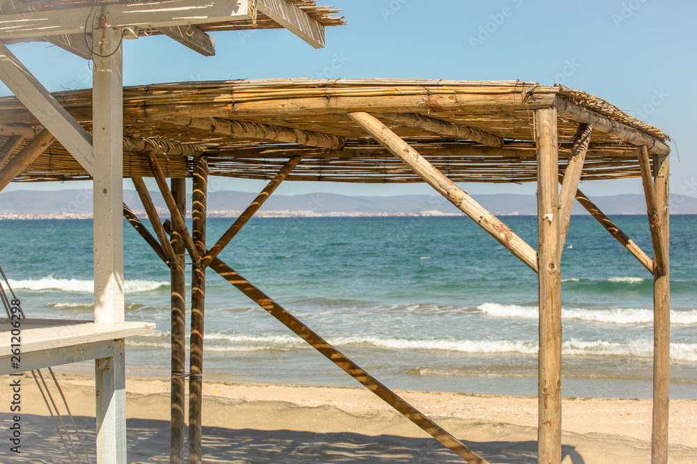 Beautiful View To The Sea Coast In Pomorie, Bulgaria. Beautiful View To The Sea Coast In Pomorie, Bulgaria.