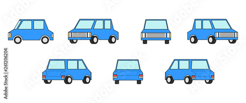 車　いろいろな角度から