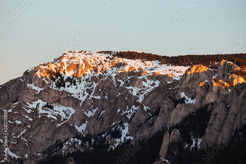 Majestic sunrise view over ...