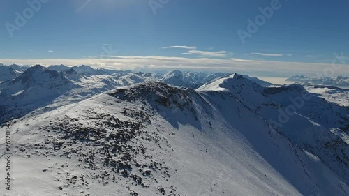 Le Mont Joly, vue par drone