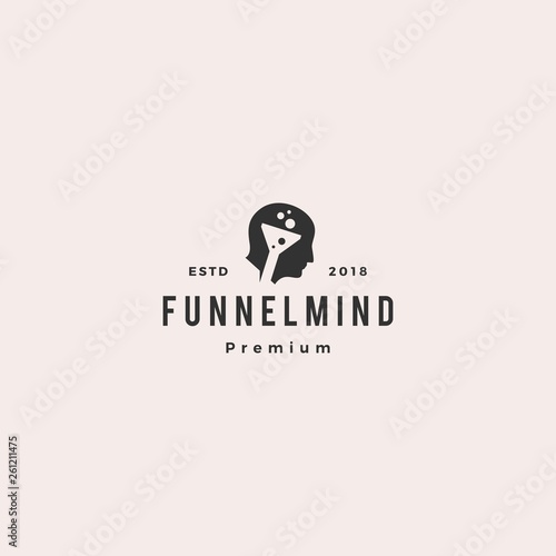funneling mindset logo icon vector illustration © gaga vastard