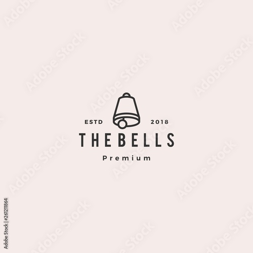 bell logo vector icon illustration