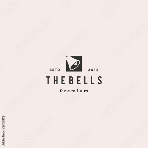 bell logo vector icon illustration
