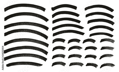 Tagging Marker Medium Curved Lines High Detail Abstract Vector Background Set 143