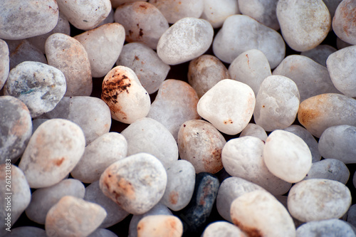 White pebble stone texture