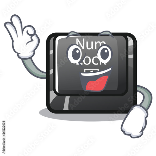 Okay num lock in the cartoon shape