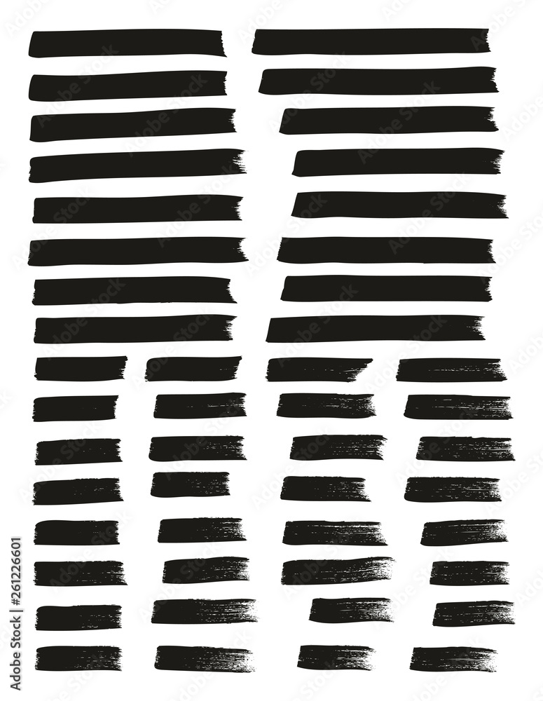 Naklejka premium Tagging Marker Medium Lines High Detail Abstract Vector Background Set 70
