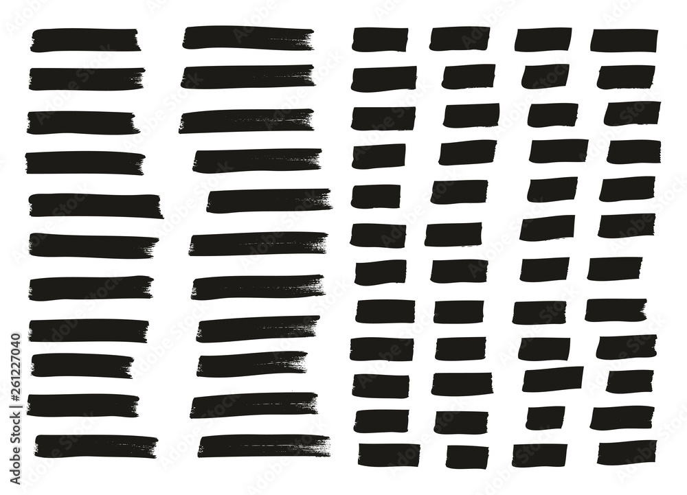 Naklejka premium Tagging Marker Medium Lines High Detail Abstract Vector Background Set 33