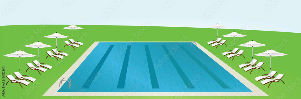 Fototapeta premium Vacation concept. vector illustration