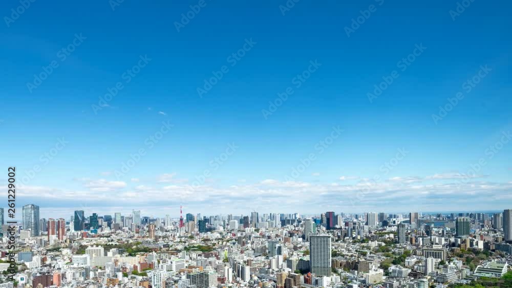 ４K・東京風景・タイムラプス