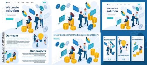 Isometric Teamwork to Create a Solution