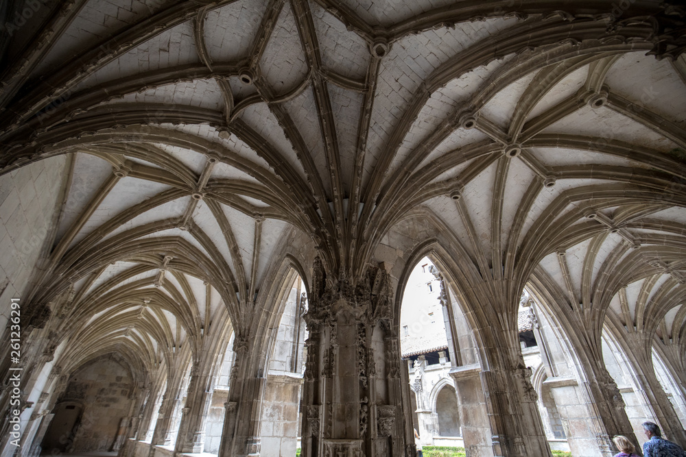  Medieval Cloister of Saint Etienne Cathedral in Cahors, Occitanie, France