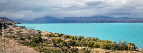 Fototapeta Naklejka Na Ścianę i Meble -  day at Lake Pukaki New Zealand