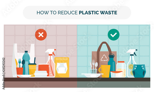 How to reduce plastic waste at home