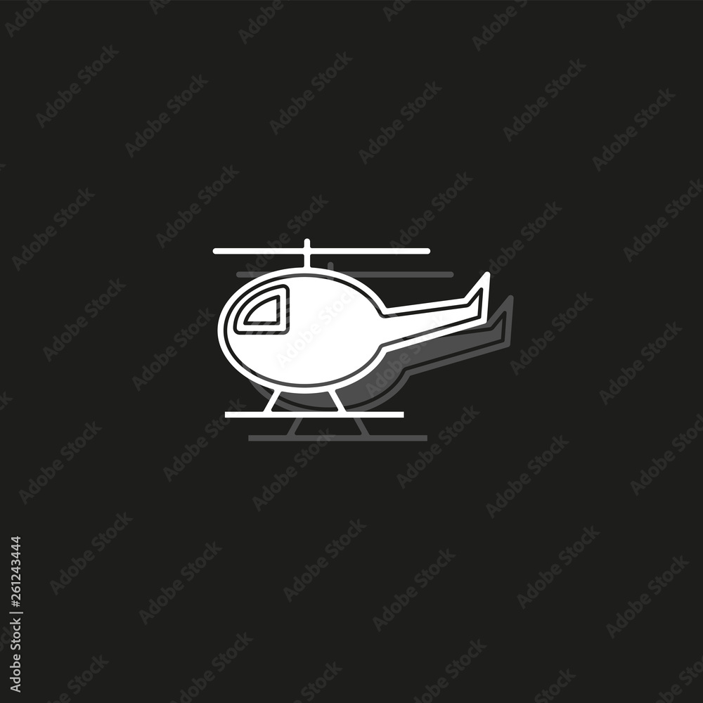 helicopter icon, vector copter, helicopter airline transportation helicopter icon, vector copter, helicopter airline transportation