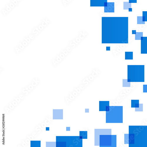 幾何学的な背景　青色