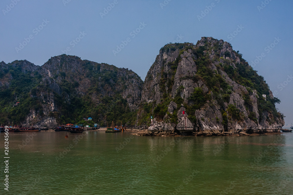 Islands and rocks of the Halong Bay, Vietnam