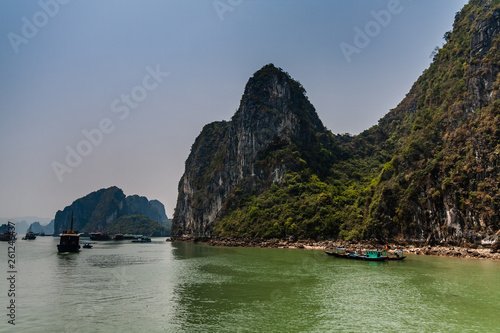 Islands and rocks of the Halong Bay, Vietnam © Walter_D