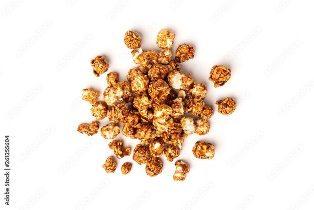 Popcorn isolated on white background. Popcorn isolated on white background.