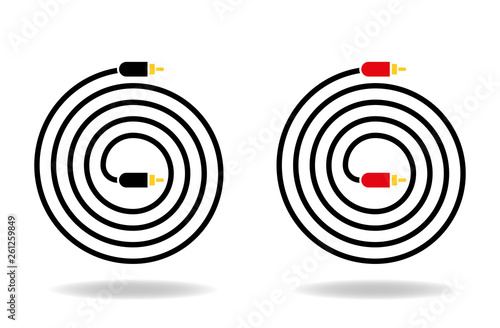 Cinch Stecker Leitung Kabel