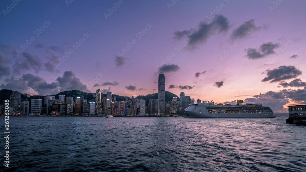 Hong Kong Skyline at Dawn