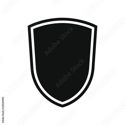Free Download Shield icon. Protection symbol. Isolated sign black shield on white background. Vector illustration - GFXLoad