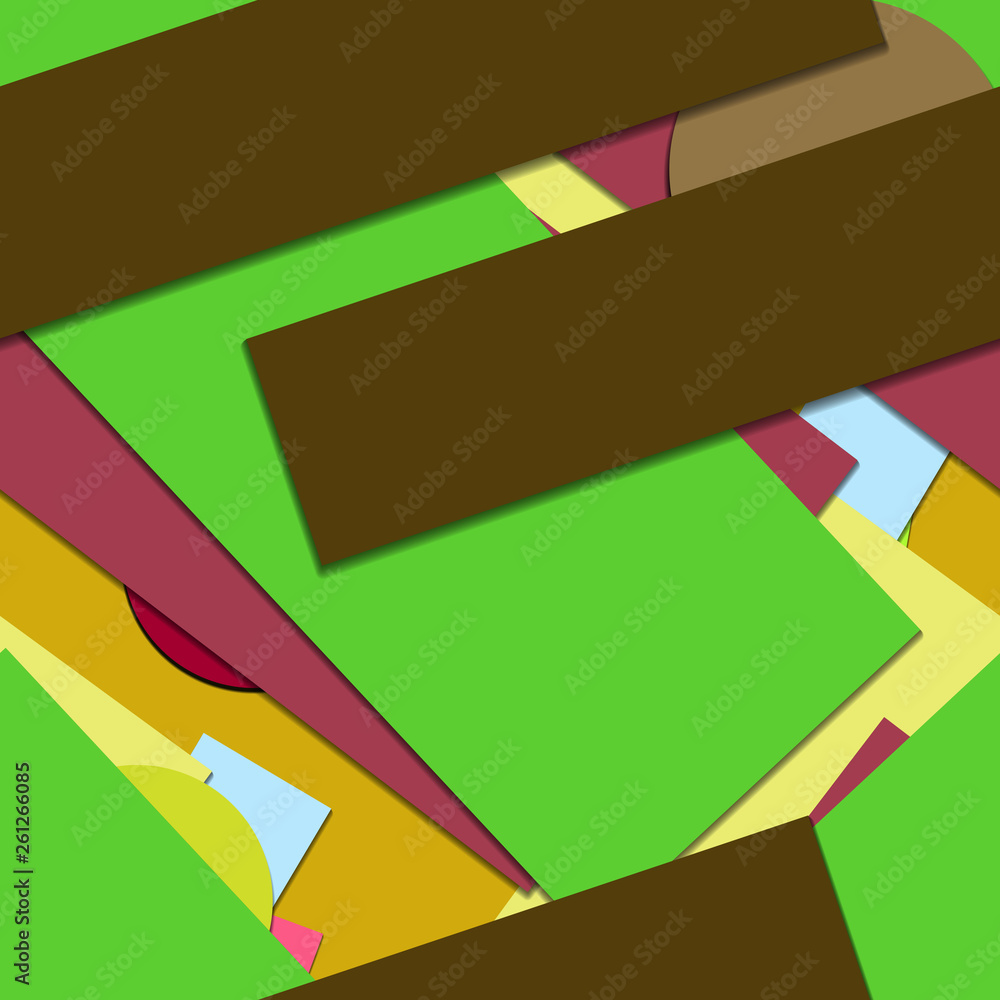 Flat material design - Creative vector trend seamless Flat material design - Creative vector trend seamless
