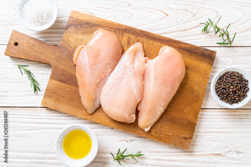 fresh chicken breast raw photo