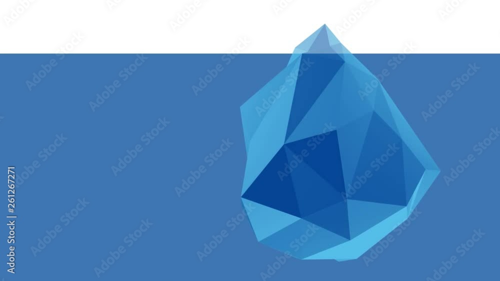 Low-poly iceberg Low-poly iceberg