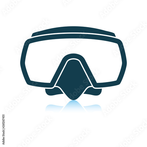 Icon of scuba mask