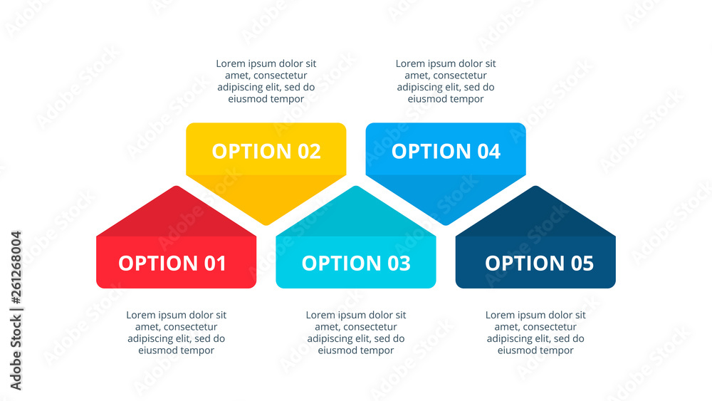 Creative concept for infographic. Process chart. Abstract elements of graph, diagram with 5 steps, options, parts or processes. Vector business template for presentation. Creative concept for infographic. Process chart. Abstract elements of graph, diagram with 5 steps, options, parts or processes. Vector business template for presentation.