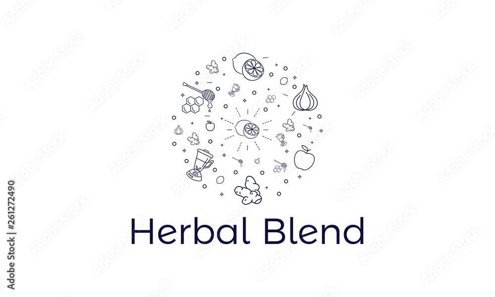 Herbal Blend Logo Herbal Blend Logo