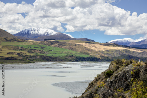 Mountain Alps scenery in south New Zealand © magann