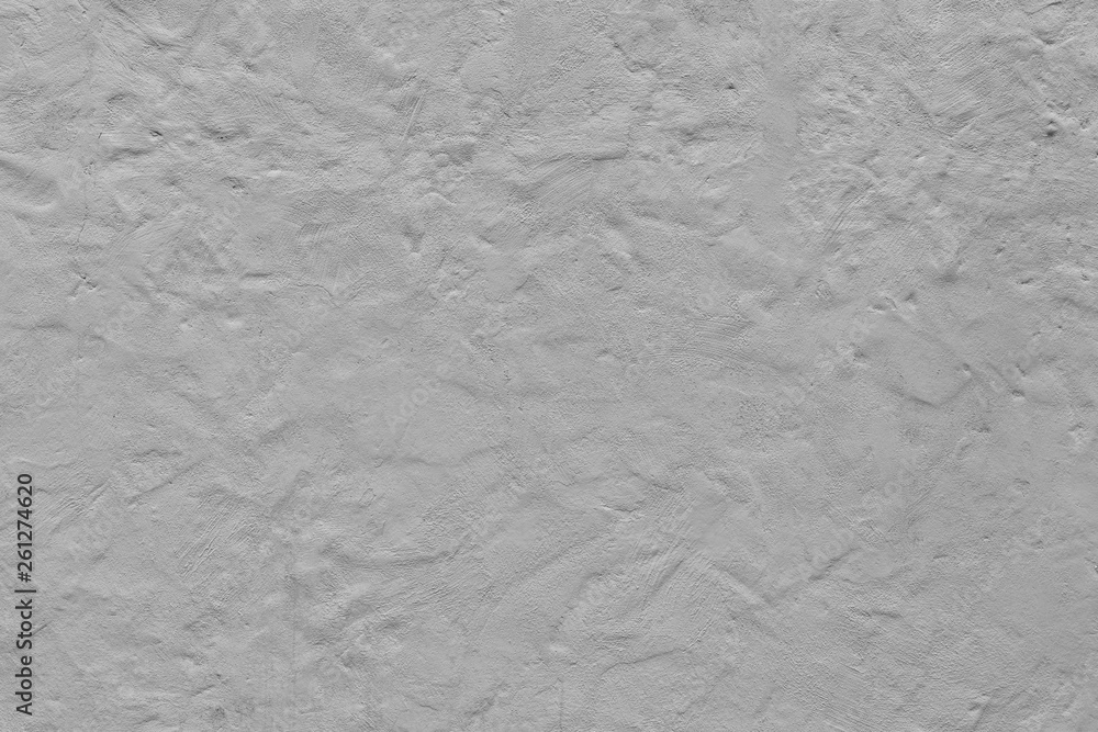 Obraz premium Gray painted wall with plaster