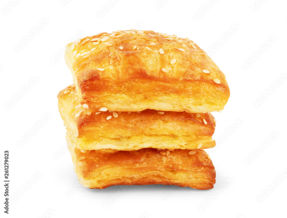 Sweet buns isolated over white background Sweet buns isolated over white background