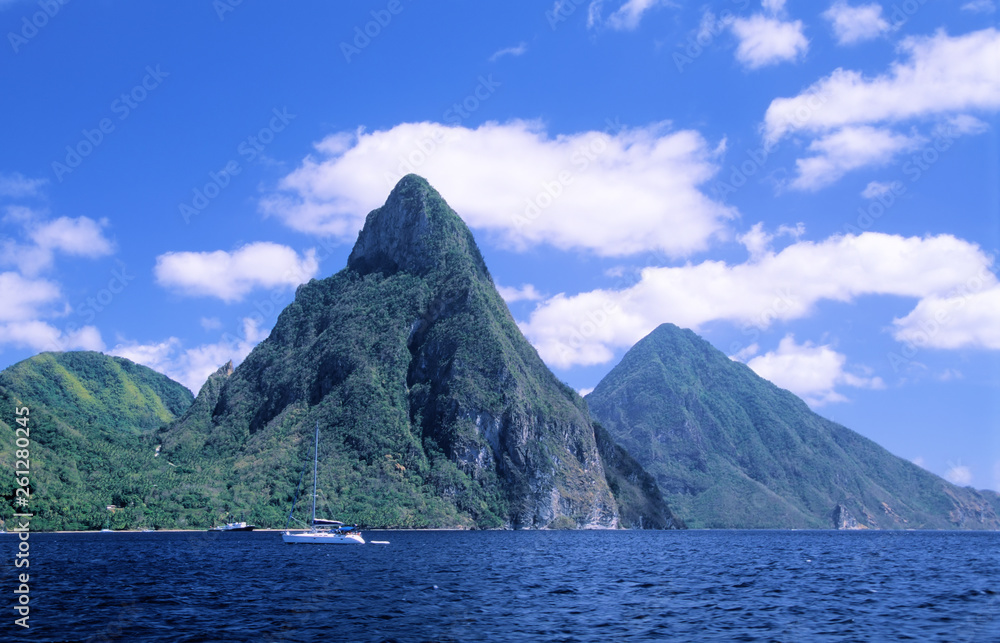 karibikinsel st.lucia