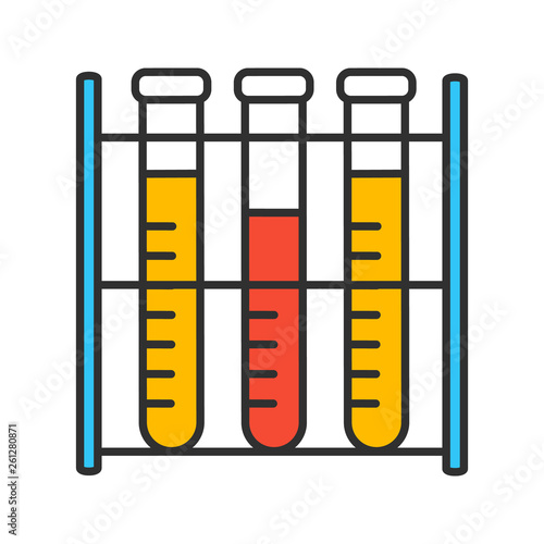 Lab analysis color icon