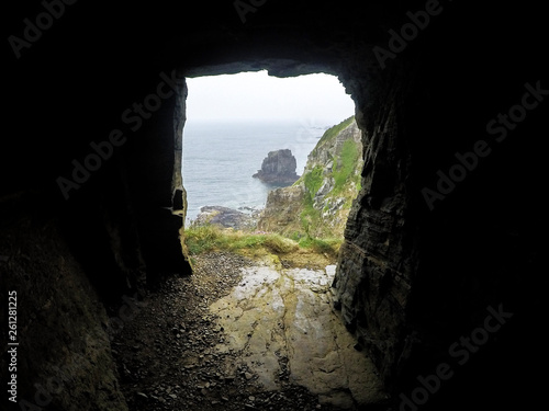 The window in the rock  Isle of Sark  Channel Islands