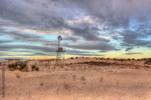 Windmills near Midland Odesa Texas photo