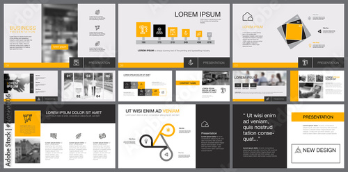 Planning Charts Slide Templates Set