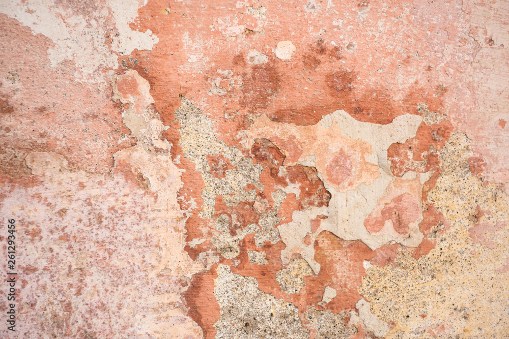 Fototapeta premium Crack in the concrete wall. Abstract background for design