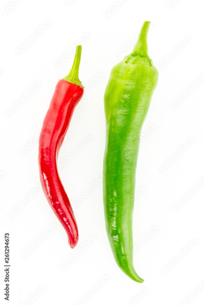 two vertical pods of hot pepper red green vertical big small culinary background design two vertical pods of hot pepper red green vertical big small culinary background design