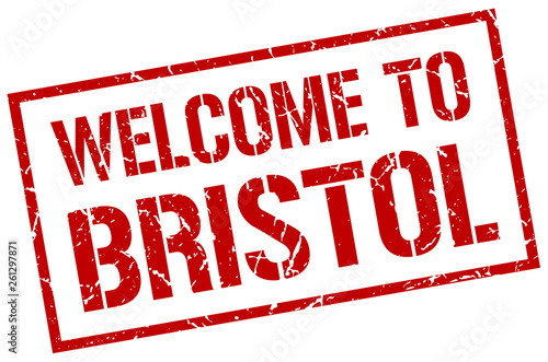 welcome to Bristol stamp