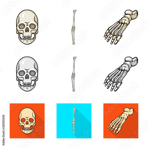Isolated object of medicine and clinic sign. Collection of medicine and medical vector icon for stock.