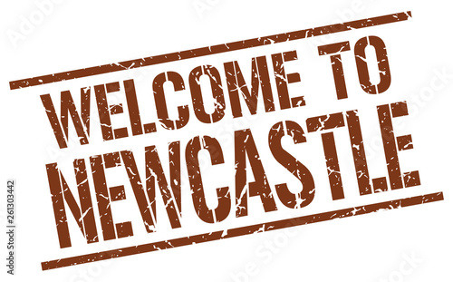 welcome to Newcastle stamp