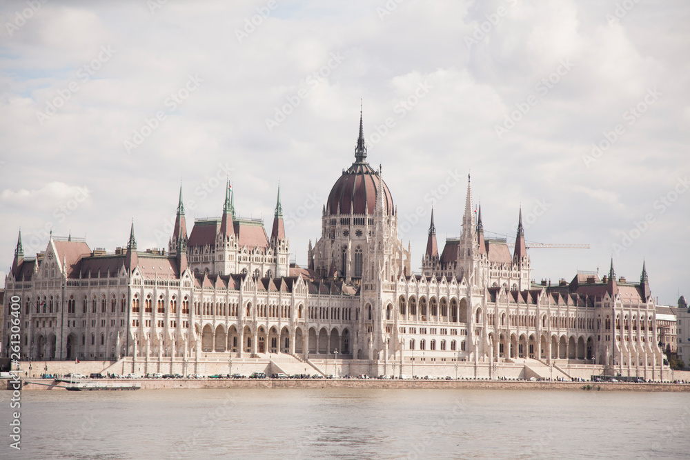 The Hungarian Parliament Building, also known as the Parliament of Budapest after its location, is the seat of the National Assembly of Hungary, a notable landmark of Hungary .