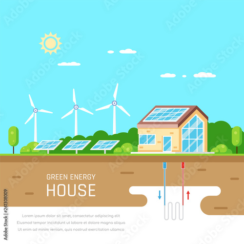 Energy efficient house