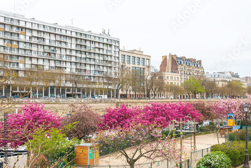 PARIS, FRANCE - APRIL 7, 2019: Street view of Paris city, France. © ilolab
