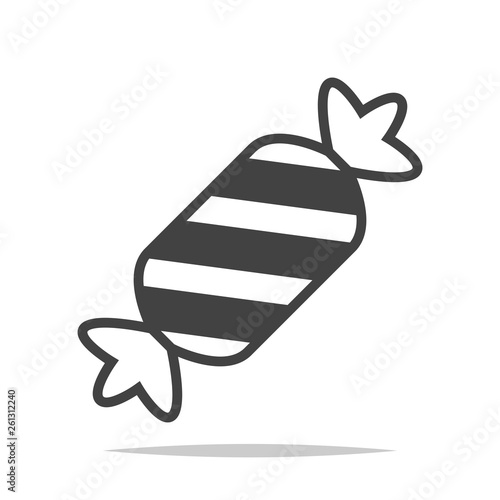 Candy icon vector isolated